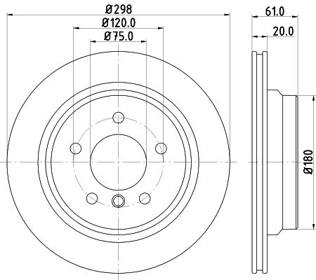 HELLA PAGID Jarrulevy 8DD 355 122-111